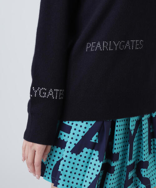 PEARLY GATES（パーリーゲイツ） ニット セーター 12G部分ジャガード