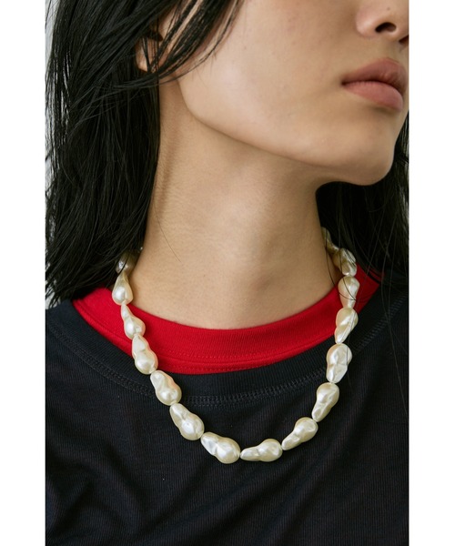 un/neu ネックレス バロックパールライクネックレス レディース