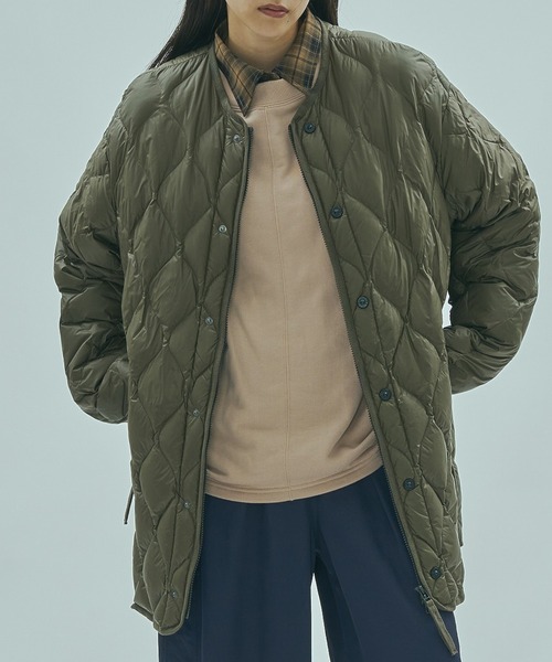 ジャケット・アウター FC/E. RECYCLEDDOWN2WAYSTANDCOAT ROSE BUD イエローROSE BUD限定カラー】F/CE./RECYCLE DOWN 2WAY STAND COAT