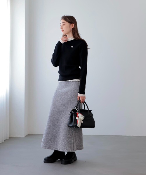 スカート june Jines（ジネス） スカート ラメフェザースカート : ZOZOTOWN Yahoo!店