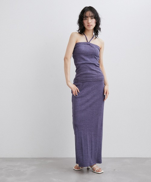 「MILLER」 ロングスカート FREE パープル系その他 レディース_画像8