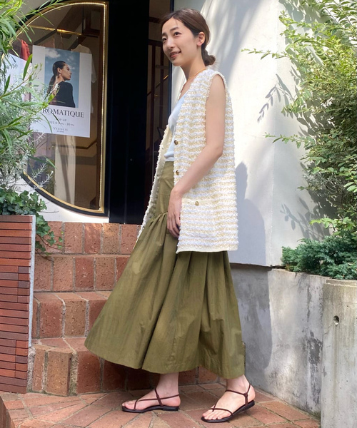 VERMEIL par iena（ヴェルメイユパーイエナ） フレアスカート 40