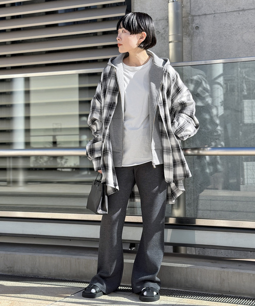 AP STUDIO ジップアップパーカー - グレー レディース : ZOZOTOWN