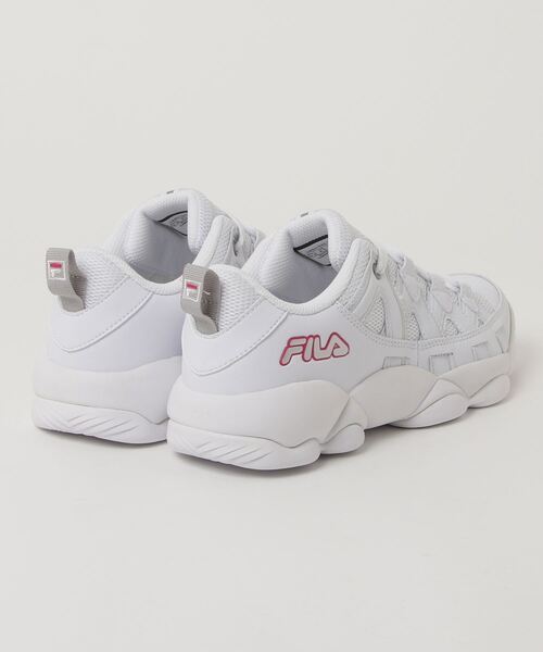 「FILA」 ローカットスニーカー 30.0cm ホワイト×ピンク メンズ_画像2