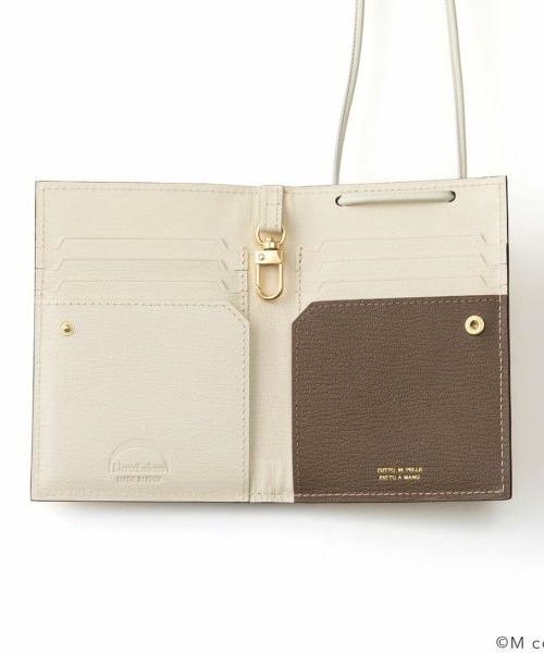 「L'arcobaleno」 カードケース F ホワイト レディース_画像3