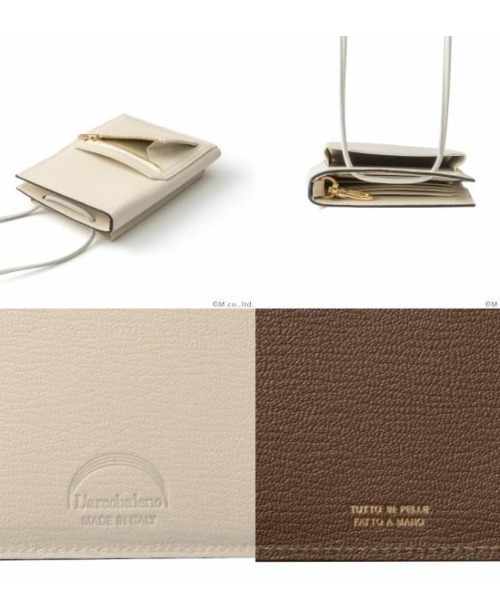 「L'arcobaleno」 カードケース F ホワイト レディース_画像5