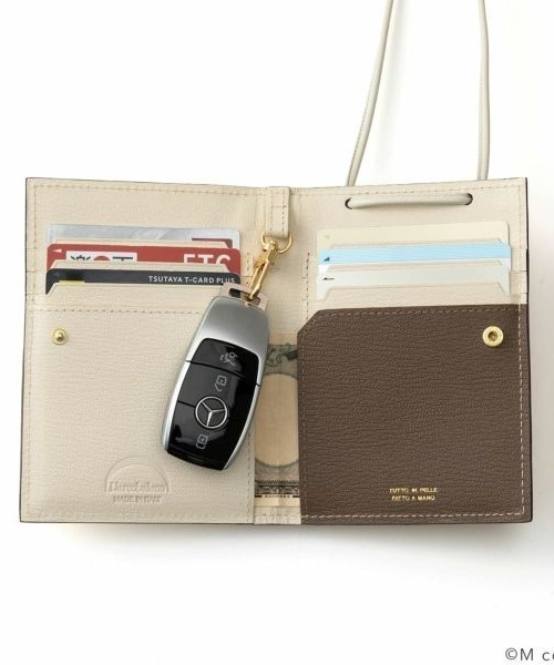 「L'arcobaleno」 カードケース F ホワイト レディース_画像6