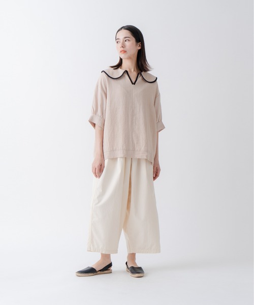 「Kelen」 半袖ブラウス M ナチュラル レディース_画像2