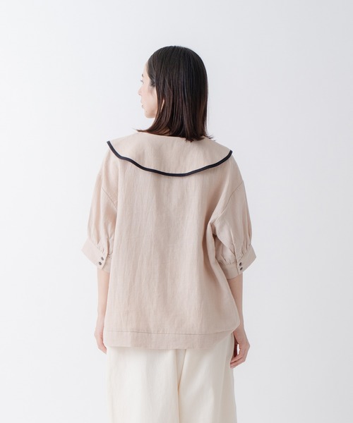 「Kelen」 半袖ブラウス M ナチュラル レディース_画像4