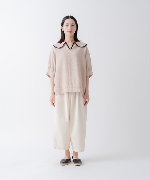 「Kelen」 半袖ブラウス M ナチュラル レディース_画像8