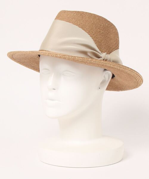 「Athena New York」 ストローハット 57cm ネイビー レディース_画像5