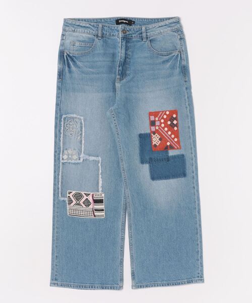 「Desigual」 デニムパンツ 36 ブルー レディース_画像4