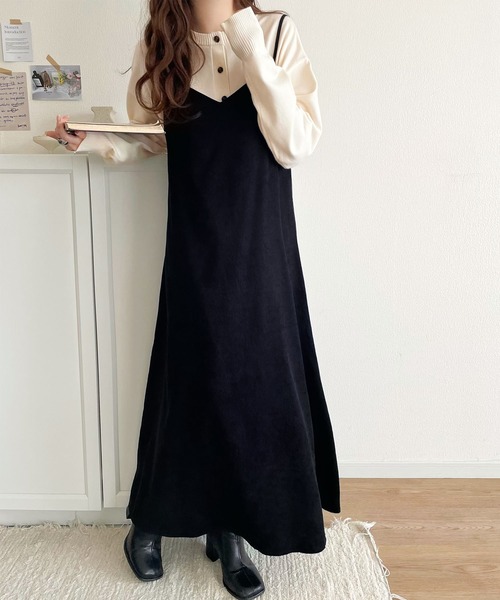 「Java」 長袖ニット X-LARGE グレイッシュベージュ レディース_画像2