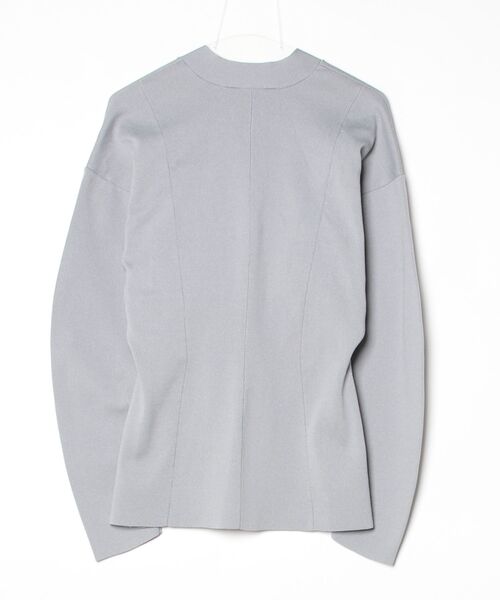 「ELENDEEK」 ニットカーディガン FREE グレー レディース_画像2