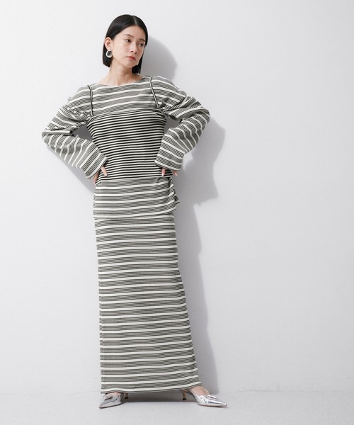 「MILLER」 ロングスカート FREE オフホワイト レディース_画像4