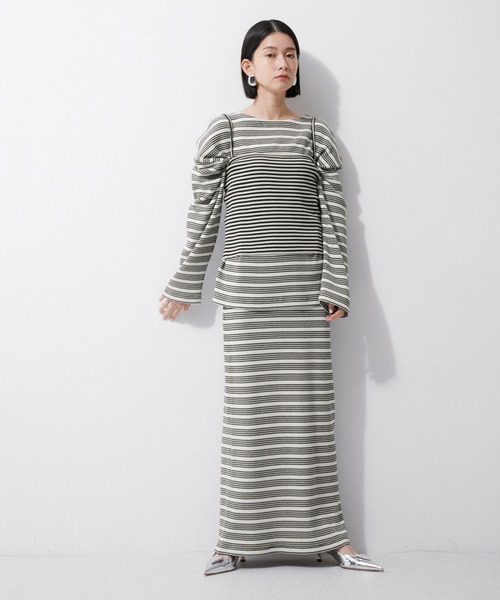 「MILLER」 ロングスカート FREE オフホワイト レディース_画像5