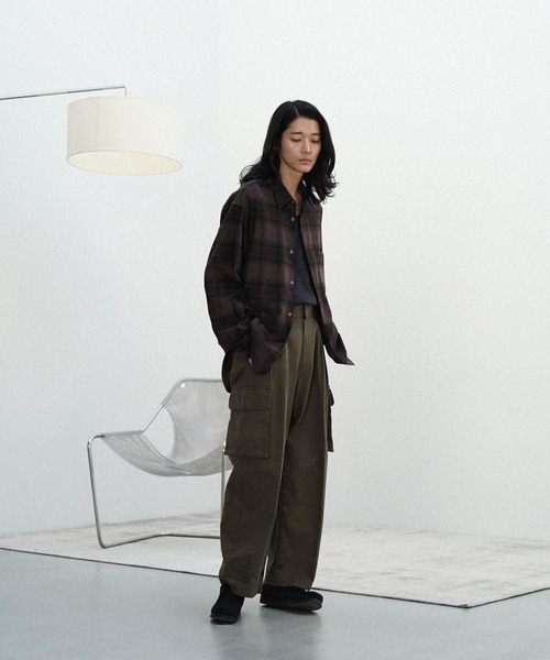 「WYM LIDNM」 長袖シャツ M グレー メンズ_画像10