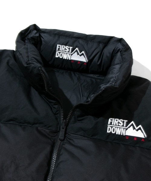 FIRST DOWN（ファーストダウン） ダウンジャケット LARGE ブラック