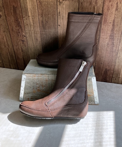 Hina Day Green（ヒナデイグリーン） ショートブーツ 24cm ブラウン