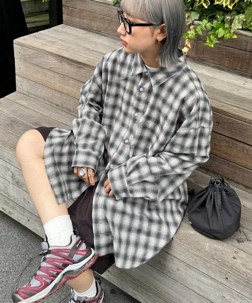 「CIAOPANIC TYPY」 長袖シャツ X-LARGE ブルー メンズ_画像8