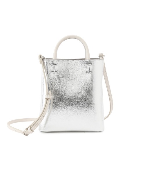 「ADAM ET ROPE'」 2WAYバッグ FREE シルバー レディース_画像8