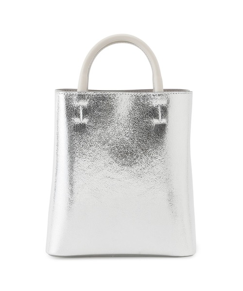 「ADAM ET ROPE'」 2WAYバッグ FREE シルバー レディース_画像9
