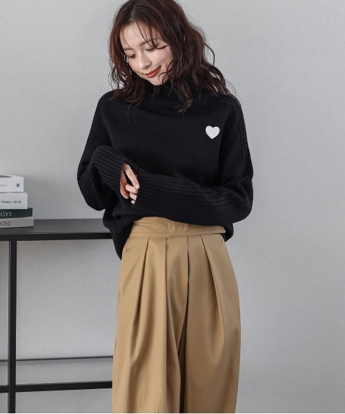 「SUGAR BISKET」 「La-gemme」長袖ニット フリー ベージュ レディース_画像3