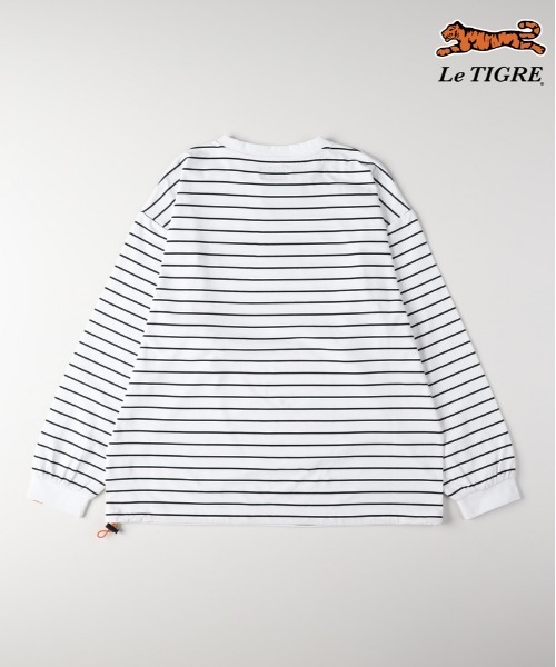 Right-on（ライトオン） tシャツ 「Le TIGRE」ボーダー ロングスリーブ