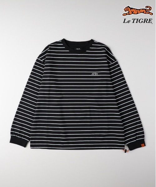 Right-on（ライトオン） tシャツ 「Le TIGRE」ボーダー ロングスリーブ