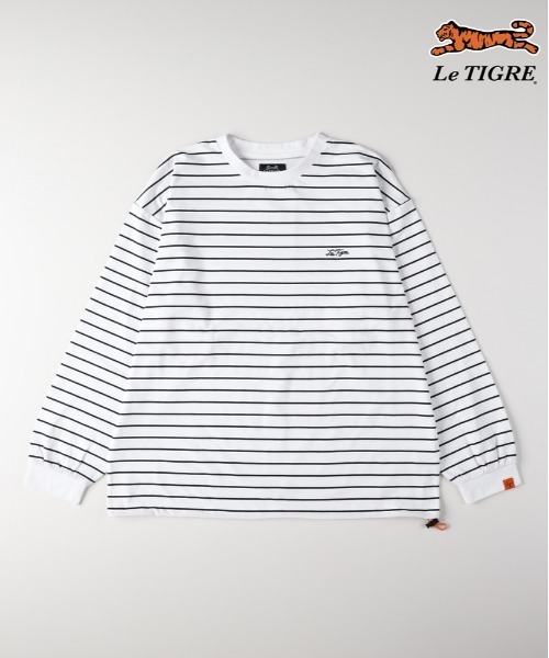 Right-on（ライトオン） tシャツ 「Le TIGRE」ボーダー ロングスリーブ