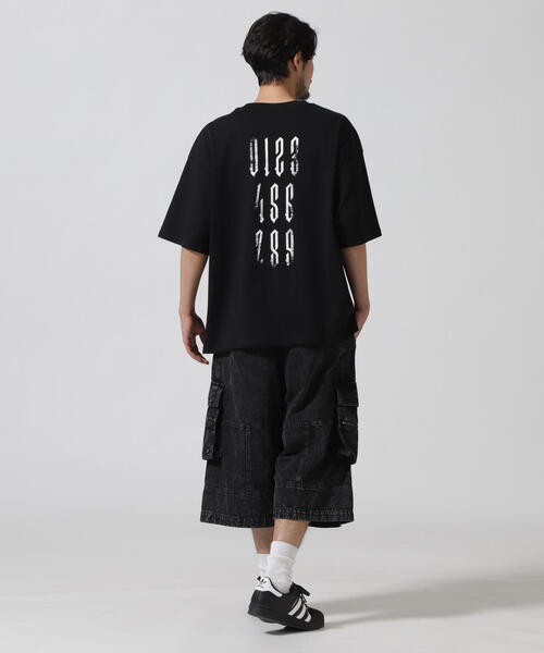 「DANKE SCHON」 デニムハーフパンツ L ブラック レディース_画像5