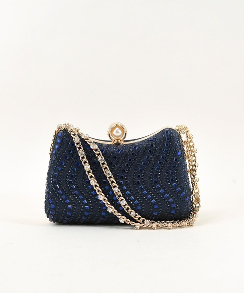 styiro（スタイロ） クラッチバッグ パーティーバッグ ビジューライン