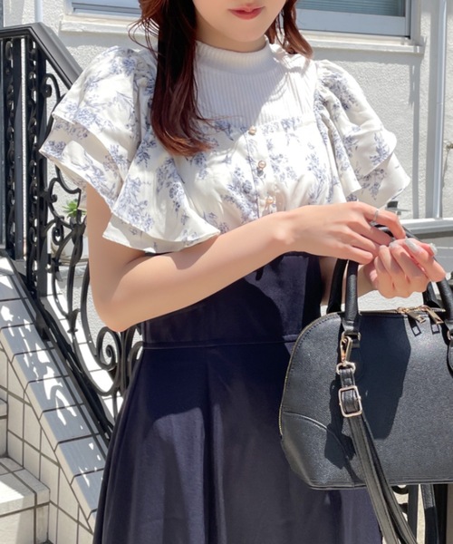 「abc une face」 ドッキングワンピース FREE グレー レディース_画像9