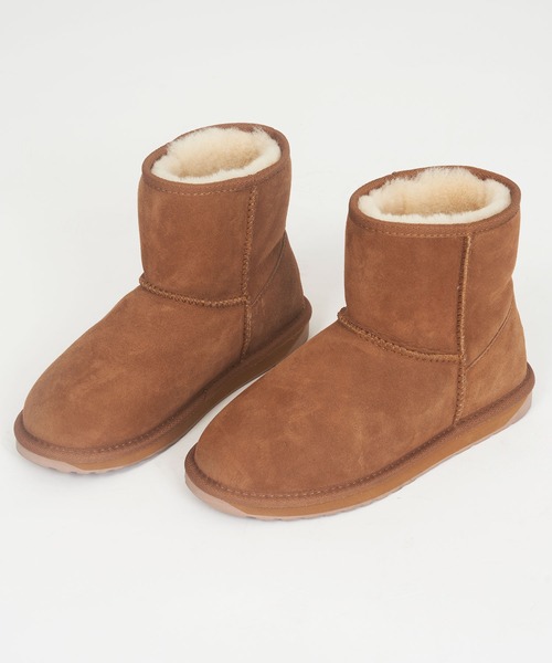「EMU Australia」 ムートンブーツ 24cm ベージュ系その他2 レディース_画像5