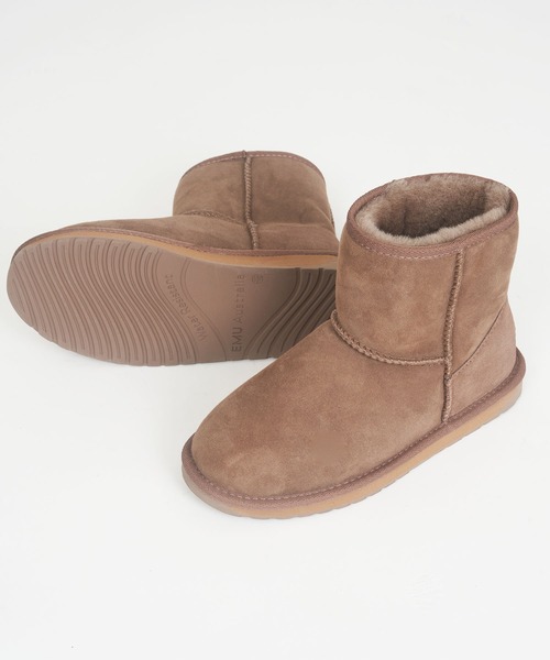 「EMU Australia」 ムートンブーツ 24cm ベージュ系その他2 レディース_画像9