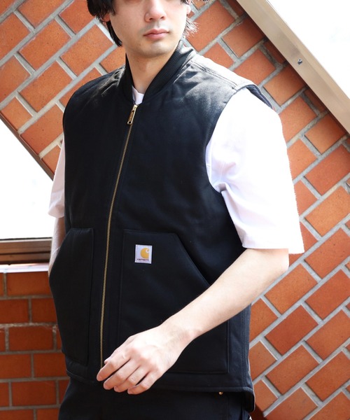 Carhartt（カーハート） ベスト SMALL ブラック メンズ : ZOZOTOWN