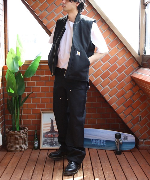 Carhartt（カーハート） ベスト SMALL ブラック メンズ : ZOZOTOWN