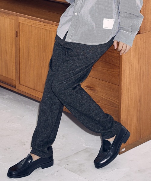 「ADAM PATEK」 スラックス SMALL ブラック メンズ_画像2