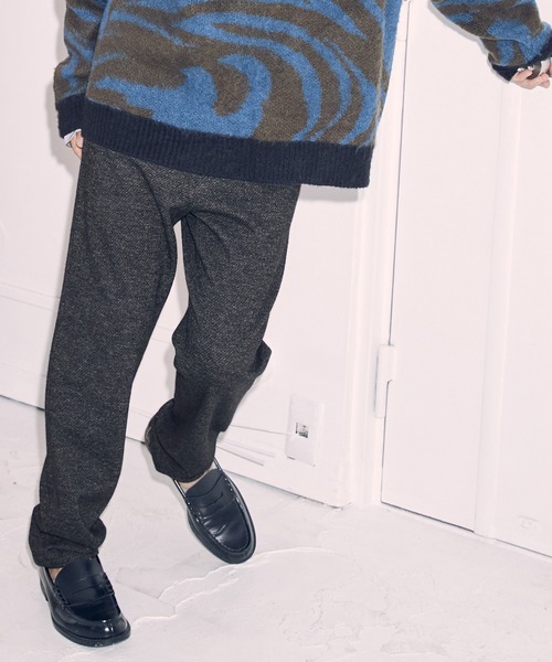 「ADAM PATEK」 スラックス SMALL ブラック メンズ_画像3