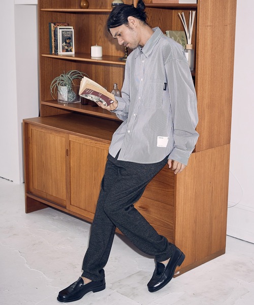 「ADAM PATEK」 スラックス SMALL ブラック メンズ_画像4