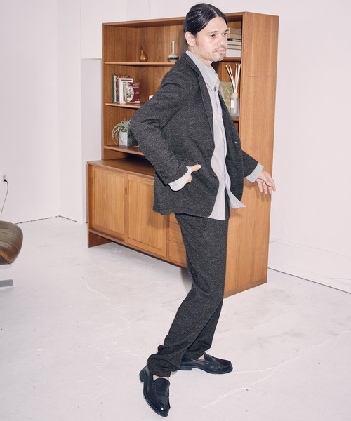 「ADAM PATEK」 スラックス SMALL ブラック メンズ_画像7