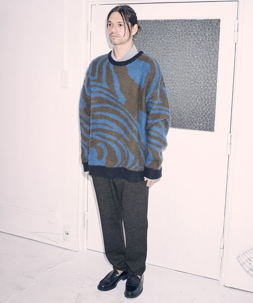 「ADAM PATEK」 スラックス SMALL ブラック メンズ_画像8