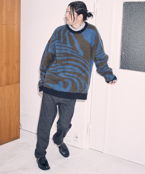 「ADAM PATEK」 スラックス SMALL ブラック メンズ_画像9