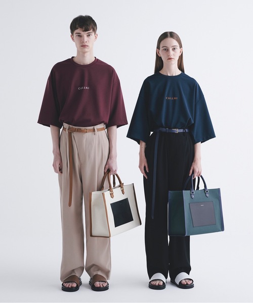 「CULLNI」 ハンドバッグ ONESIZE ブラック メンズ_画像2