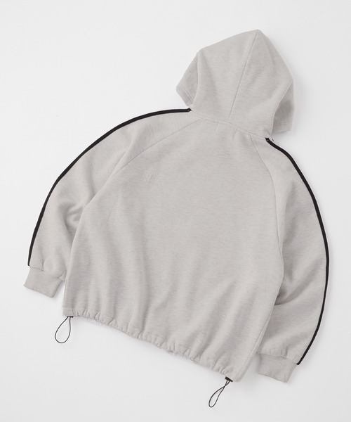 「Snap club」 プルオーバーパーカー L グレー レディース_画像6