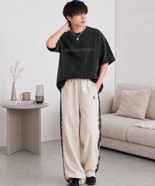 tシャツ 「UNISEX」ヴィンテージ風ウォッシュド加工 ストリート ビッグ