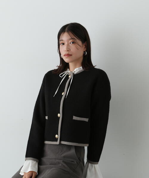 「N.（N. Natural Beauty Basic）」 長袖ブラウス MEDIUM ブラウン レディース_画像2