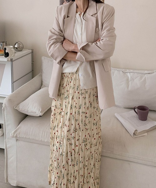 「BANICO」 テーラードジャケット LARGE ブラック レディース_画像8