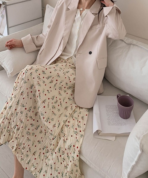 「BANICO」 テーラードジャケット LARGE ブラック レディース_画像9