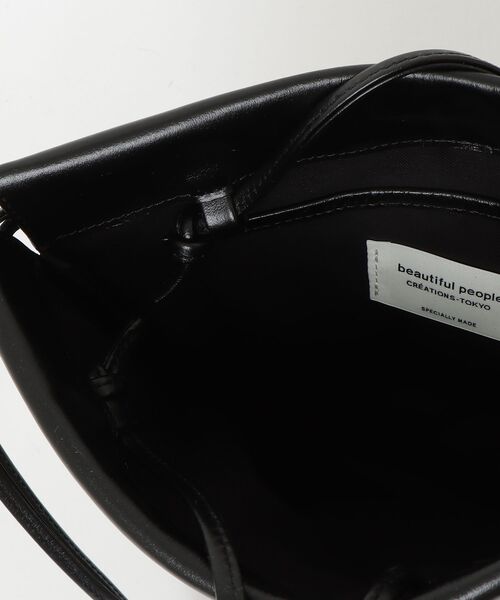 ショルダーバッグ ビューティフルピープル beautiful people excerption riders drawstring b メンズの画像